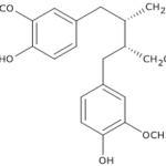 (-)-Secoisolariciresinol: Structural Formula Lignans